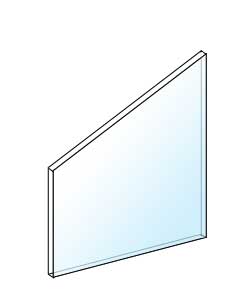 フロートガラス（単層板ガラス）